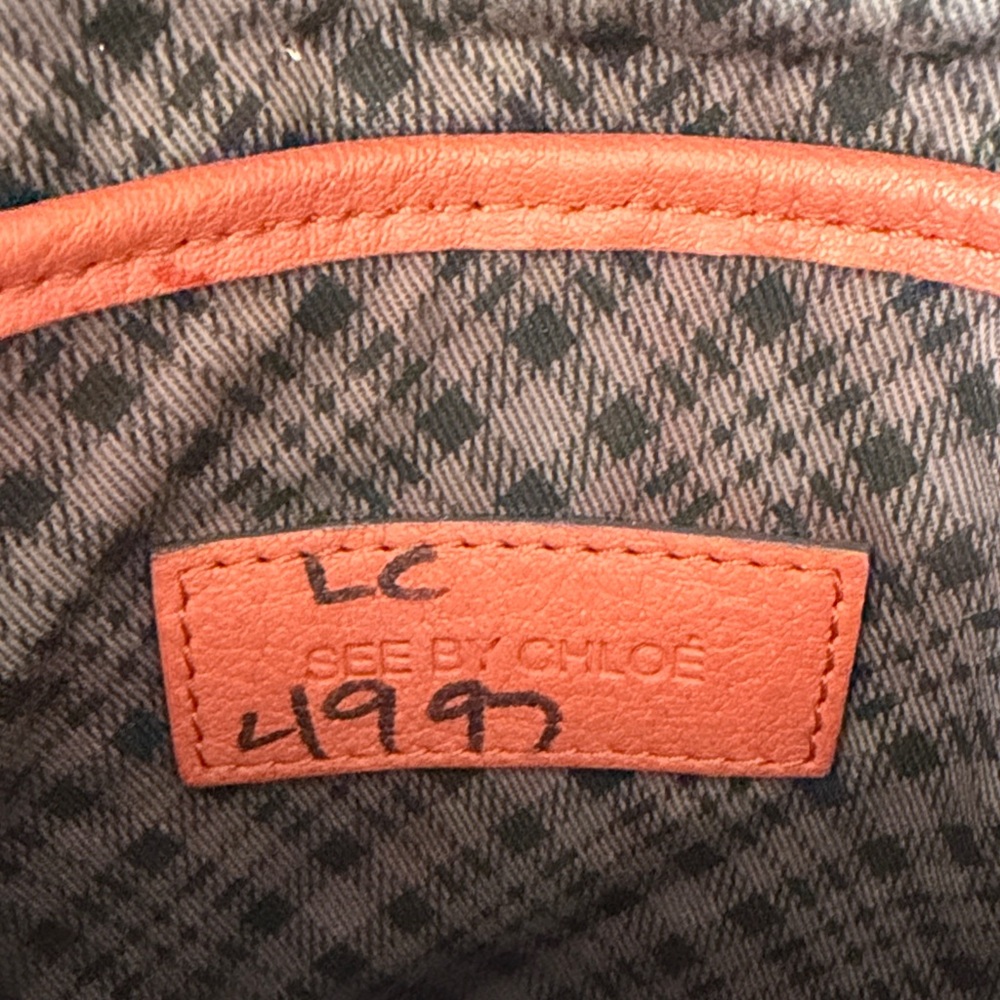 See By Chloe Tan Crossbody Bag with Bow and Chain - Picture 3 of 3